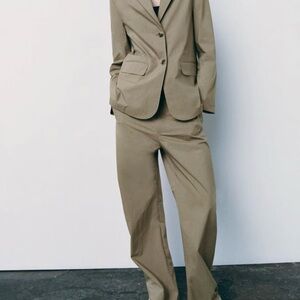 Zara Straight Leg Casual Pants